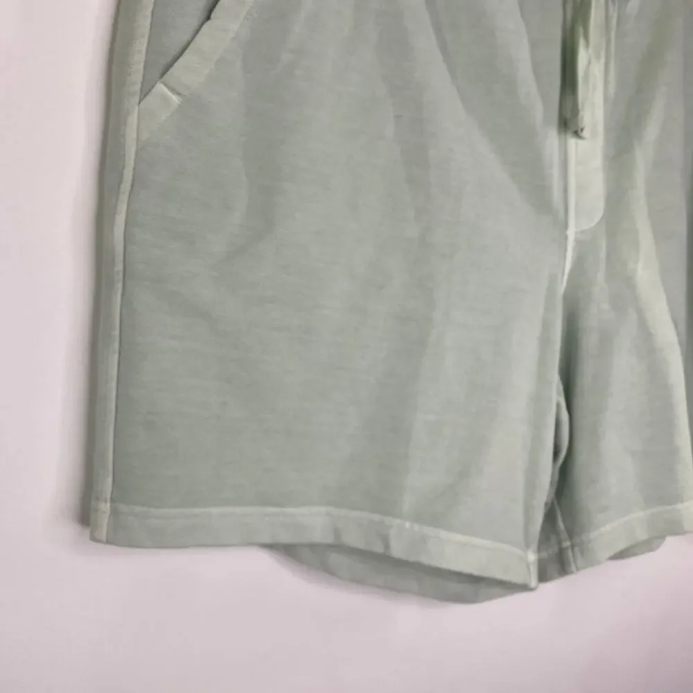 VRST Washed‎ Twill Terry Mint Green Drawstring Simple Shorts Men's Size 2XL NWT